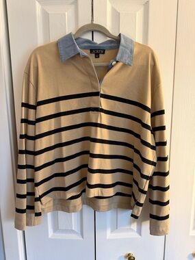 J. CREW Rugby Shirt (L)